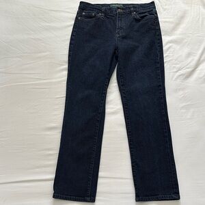 Lauren Ralph Lauren Dark Blue Straight Leg Jeans